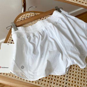 Lululemon Hotty Hot Shorts White NWT 8